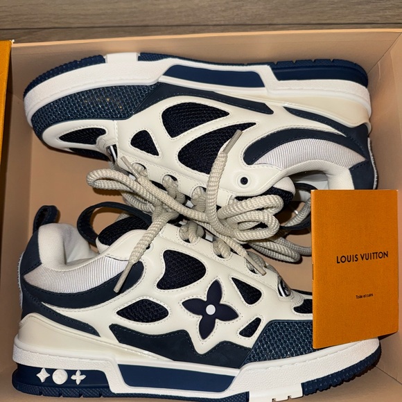 LV Skate Marine Blue Sneakers US M 10 | 100% Authentic Traded to Us in-store ✅ - Picture 1 of 13